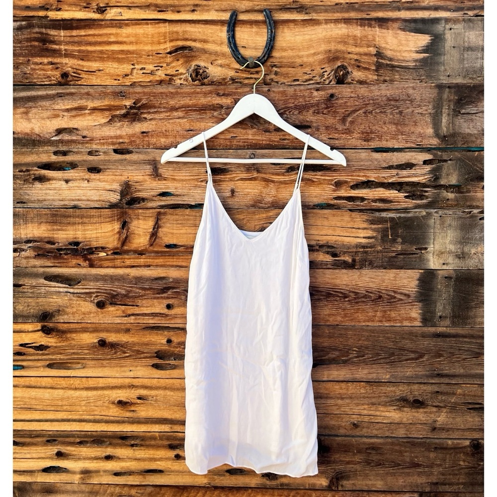 Wilfred White Slip Mini Dress